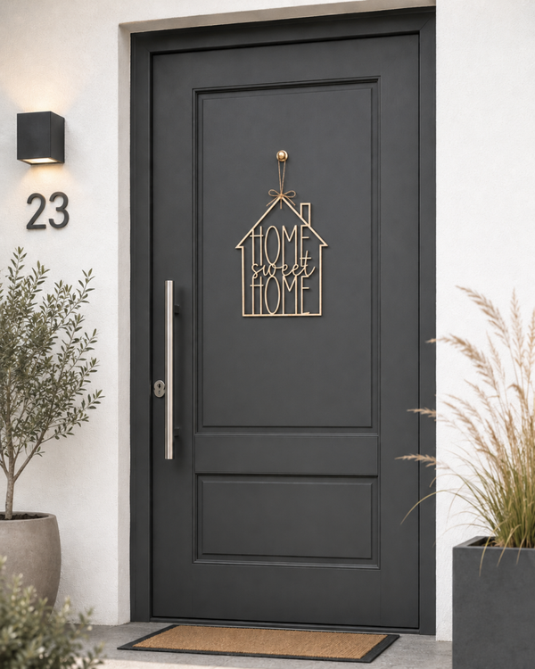 Türschild "HomeSweetHome"