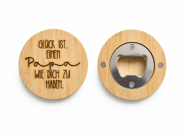 Flaschenöffner Kühlschrankmagnet 'Papa'