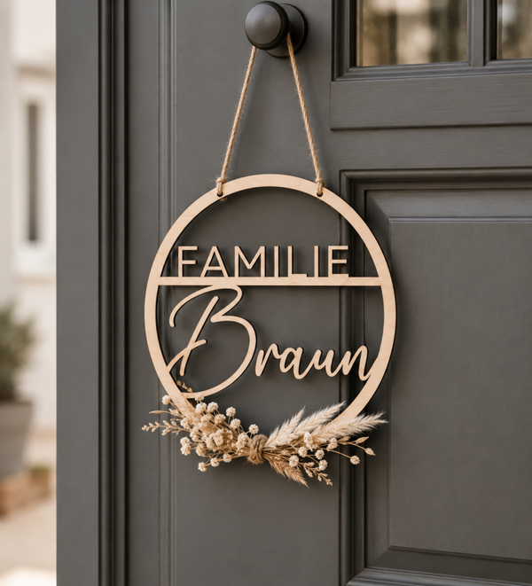 Türkranz "Familie-Personalisiert"