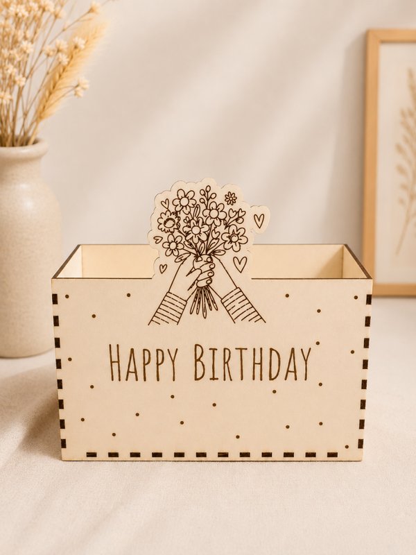 Geschenkbox "happy birthday"