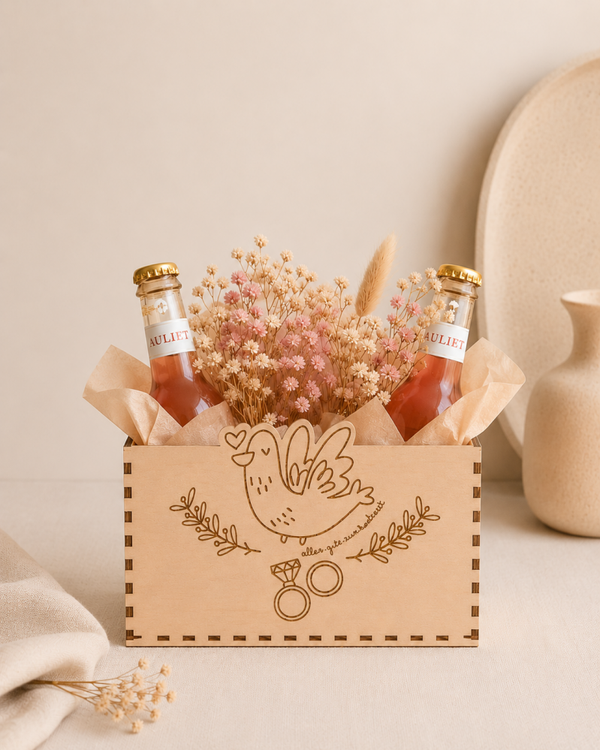 Geschenkbox zur Hochzeit "Taube"