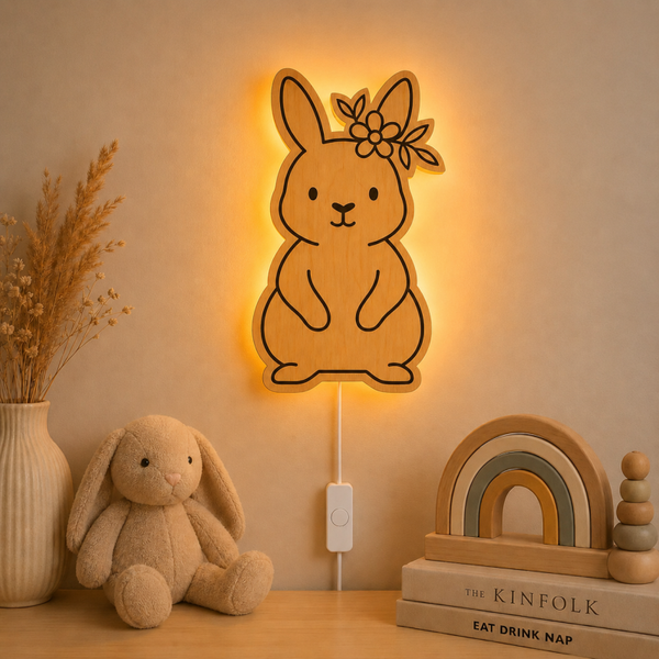 Wandlampenschirm "kleiner Hase"