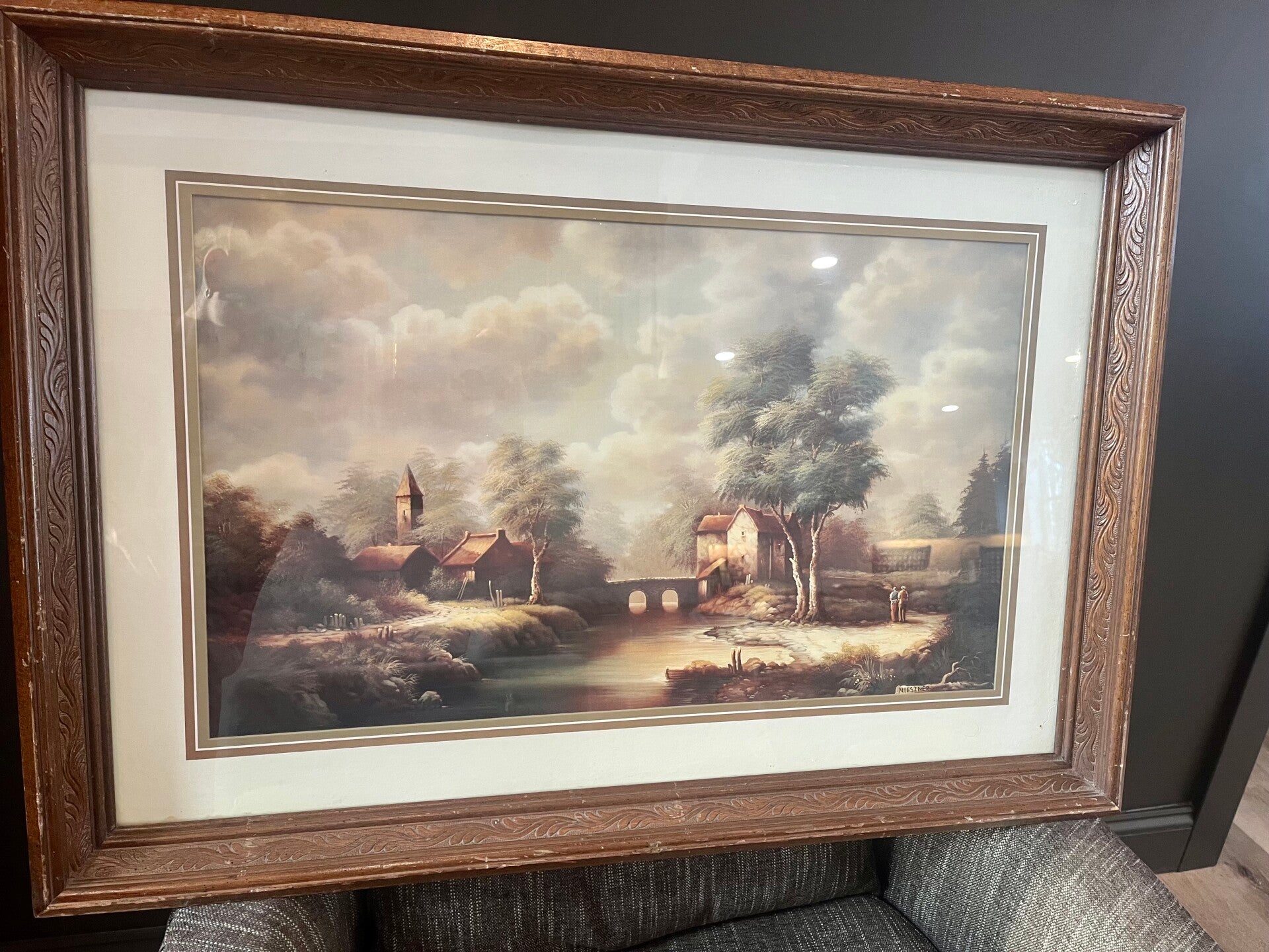 Nieszner Framed Lithograph