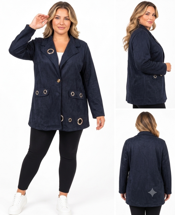 Veste suédine TOP SIZE