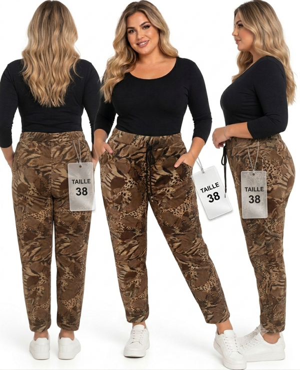 Pantalon suédine