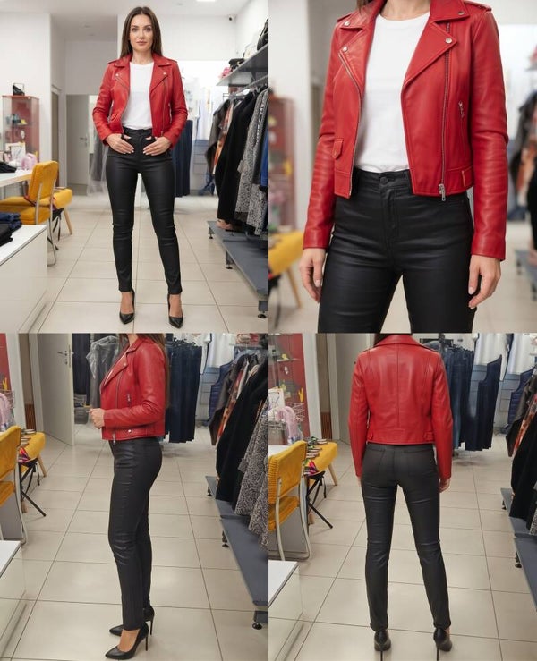 Pantalon simili cuir