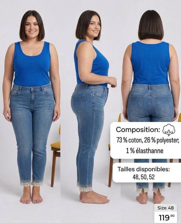 Pantalon push up top size