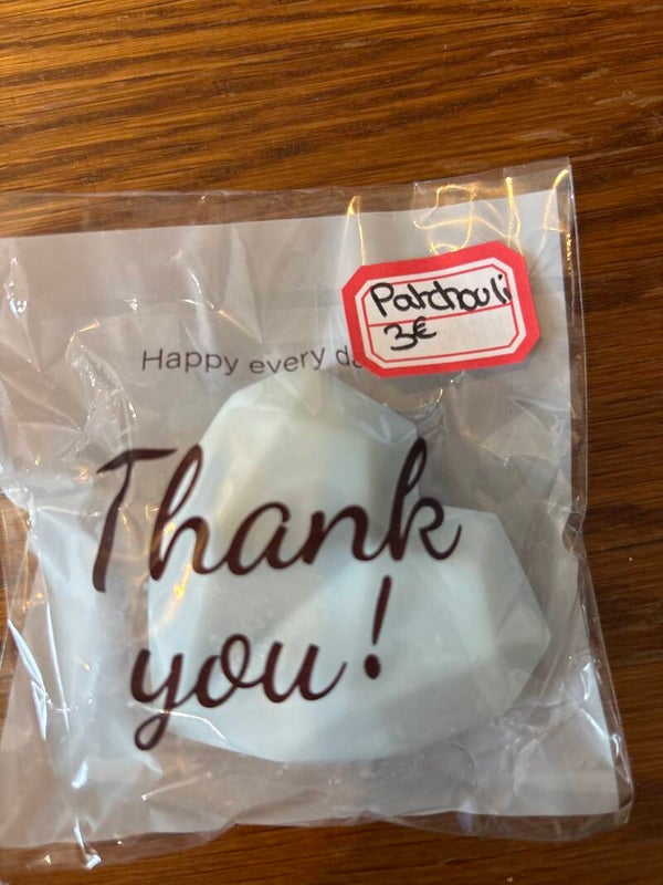 Fondants cœur patchouli