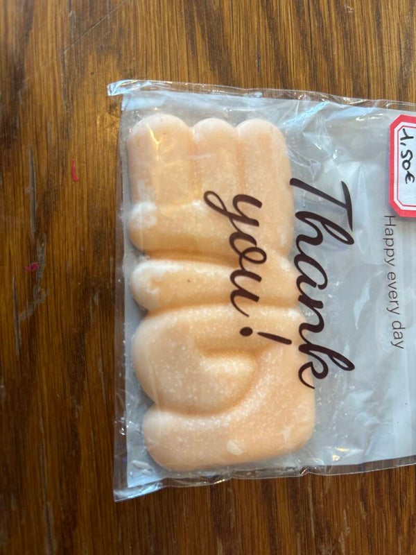 Tablette fondant pêche