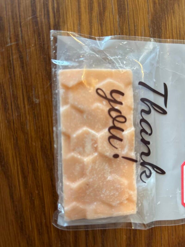 Fondant tablette pêche
