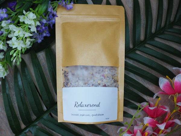 Lavendel, hibiscus, goudsbloem "Relaxend"