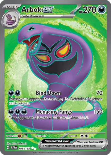 Arbok EX (MEW 185)