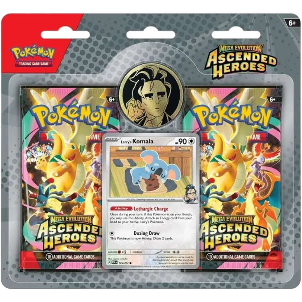 Ascended Heroes 2 Pack Blister Larry’s Komala