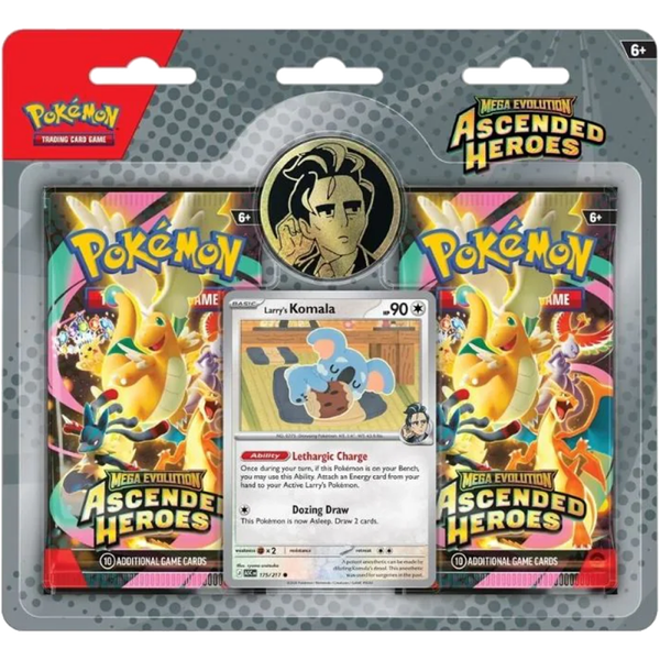 Ascended Heroes 2 Pack Blister Larry’s Komala
