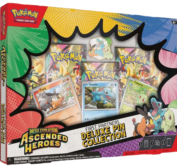 Ascended Heroes First Partners Deluxe Pin Collection