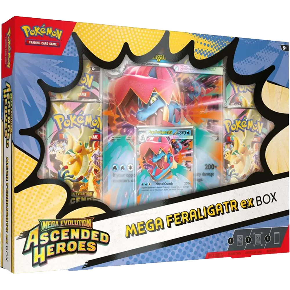 Ascended Heroes Mega Feraligatr ex Box
