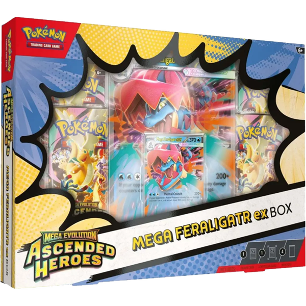Ascended Heroes Mega Feraligatr ex Box