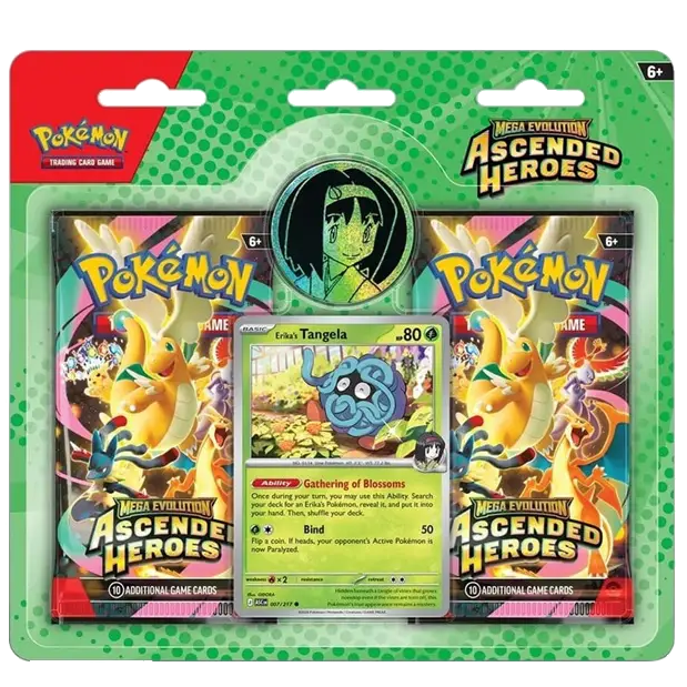 Ascended Heroes 2 Pack Blister Erika’s Tangela