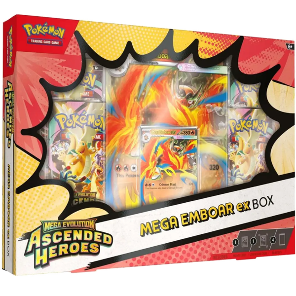 Ascended Heroes Mega Emboar ex Box