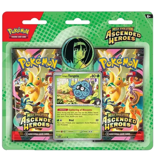 Ascended Heroes 2 Pack Blister Erika’s Tangela