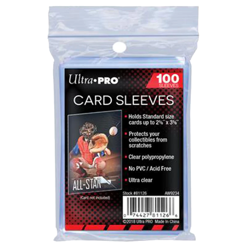 Ultra Pro Card Sleeves Blanco Clear 100 stuks