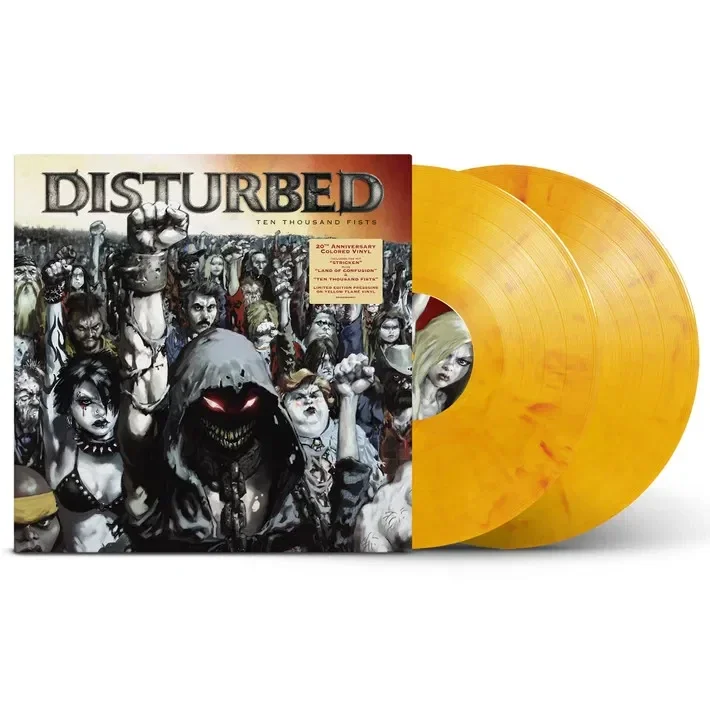 Disturbed - Ten Thousand Fists (20th Anniversary) (Limited Edition) (Yellow Flame Vinyl)