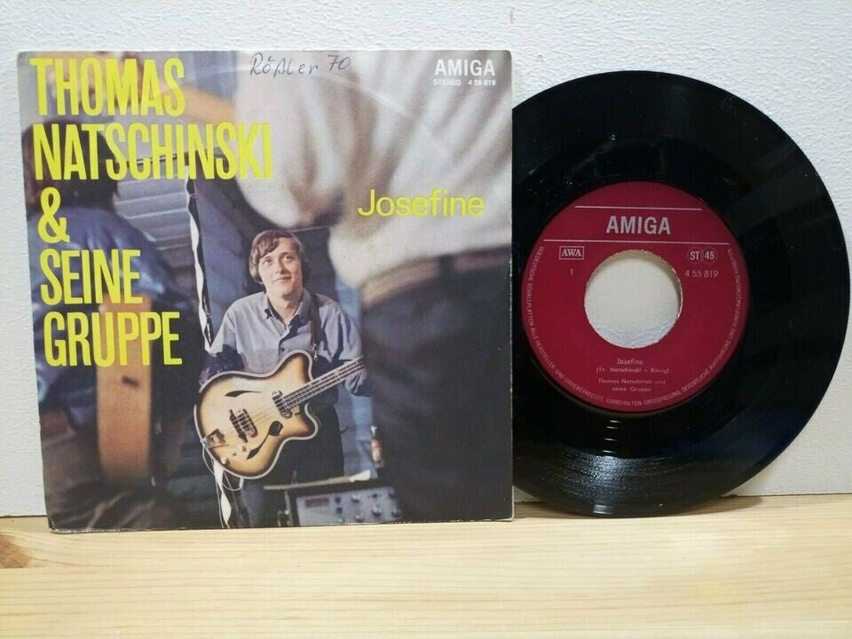 Thomas Natschinski & Seine Gruppe ‎– Josefine / Dich lass Ich Nicht los Amiga 4 55 819