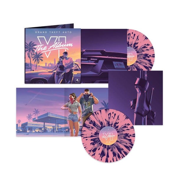 Grand Theft Auto VI - The Album (Pink & Violett Splatter Vinyl)