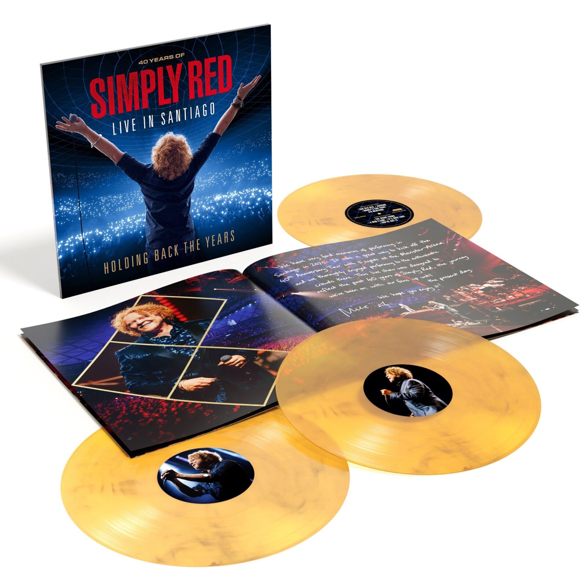 Simply Red - Holding Back The Years: 40 Years Of Simply Red - Live In Santiago (180g) (Limited Numbered Edition)