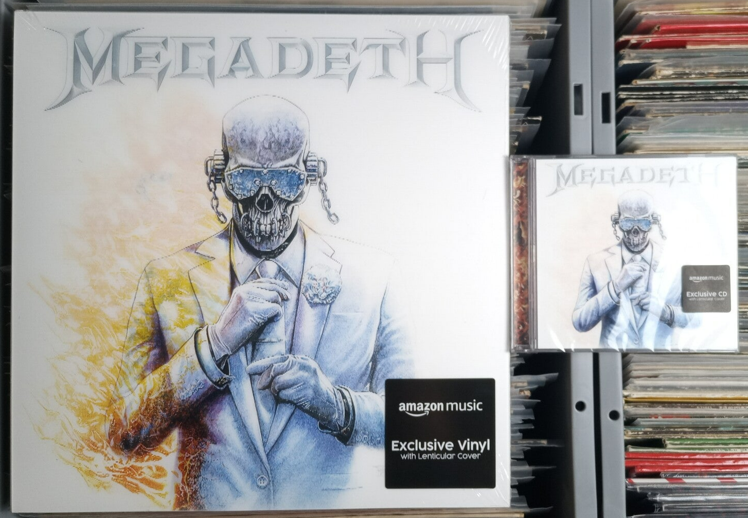 Megadeth - Megadeth (Lenticular Covers) 2 LP + CD Bundle