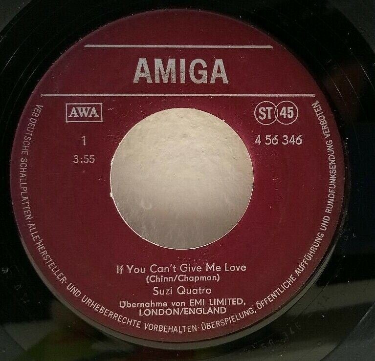 Suzi Quatro - If you Don't give me Love "Misprint" Amiga 4 56 346