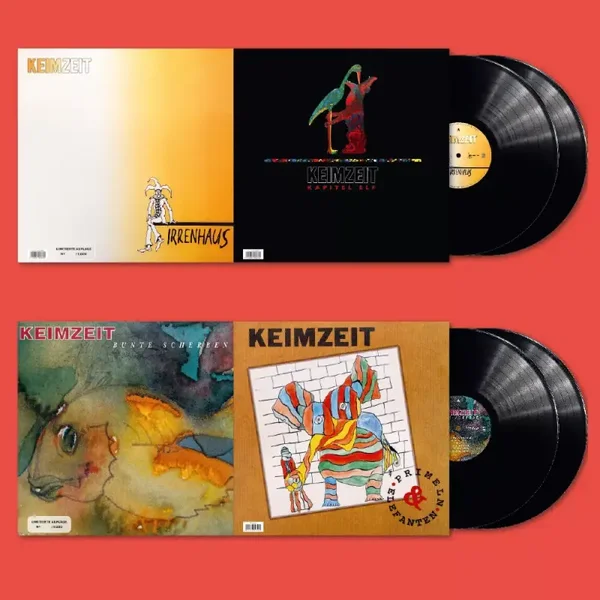 Keimzeit - Irrenhaus / Kapitel Elf LP + Bunte Scherben + Primeln und Elefanten LP Vinyl Paket