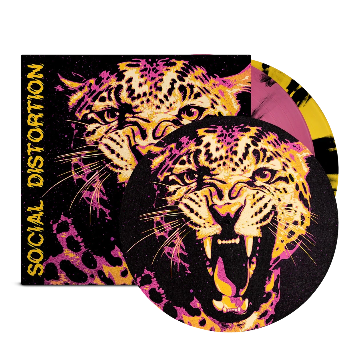 Social Distortion - Born To Kill (Pink & Yellow Splatter Vinyl + Slipmat)