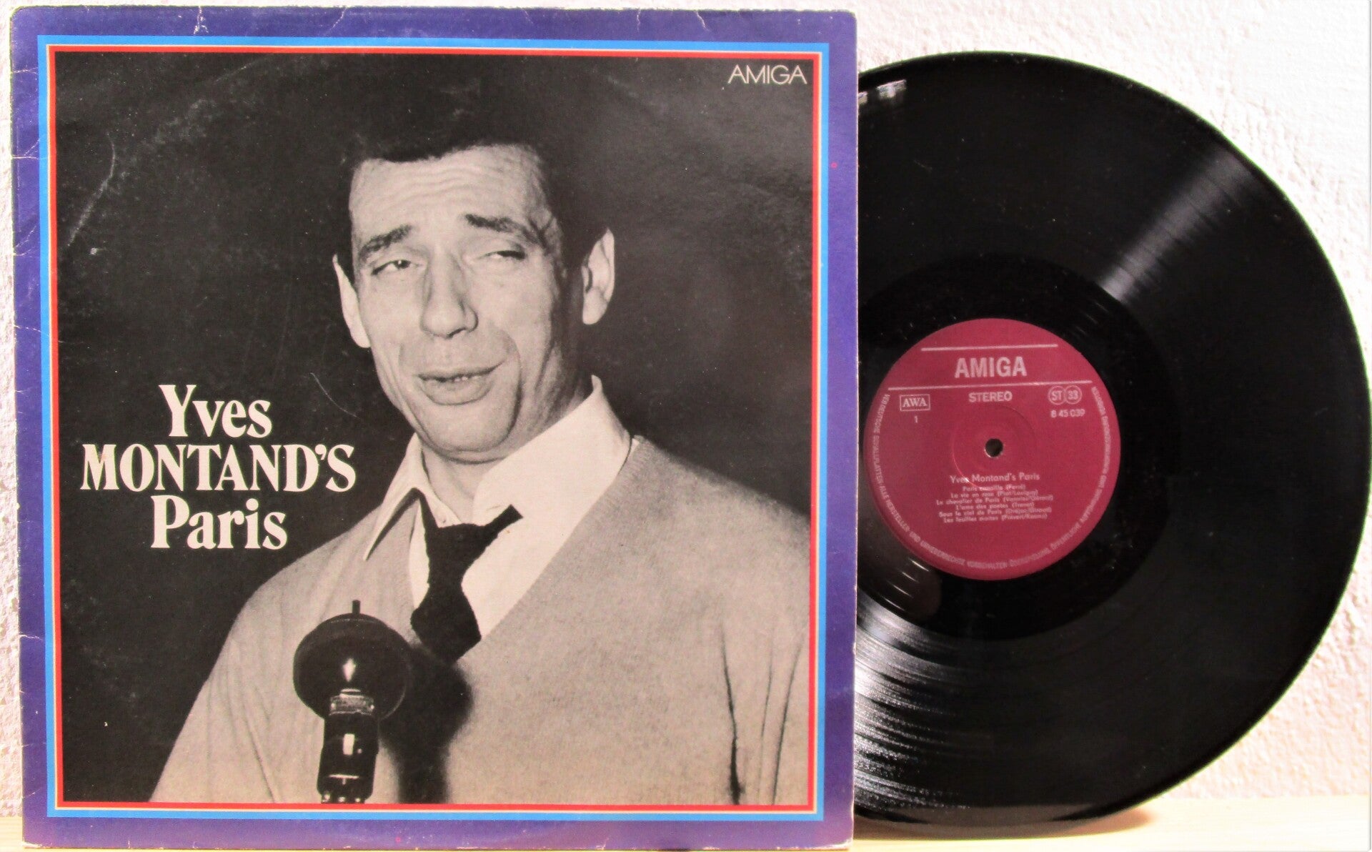 Yves Montand - Yves Montand's Paris Amiga 8 45 039