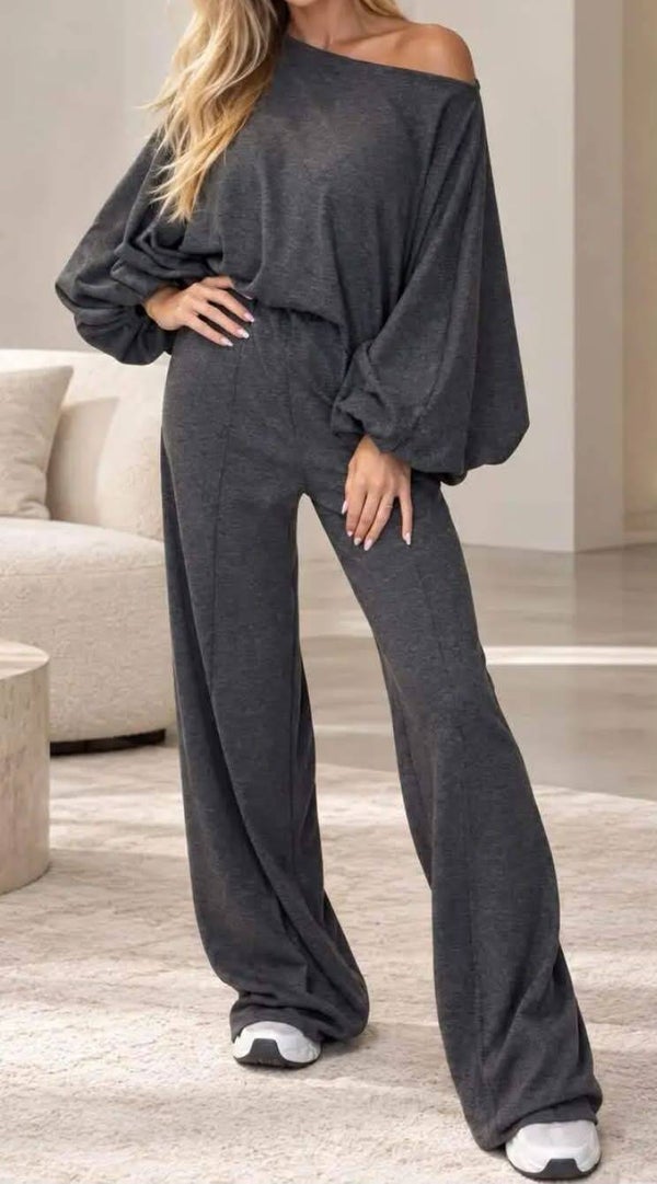 ENSEMBLE GRIS-NOIR