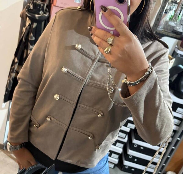 Veste officier TAUPE