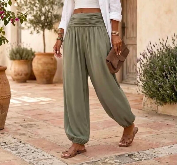 Pantalon aladdin kaki