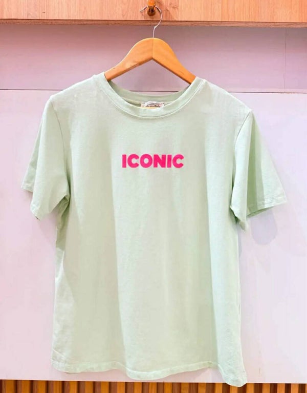 T-shirt ICONIC g.t vert d'eau