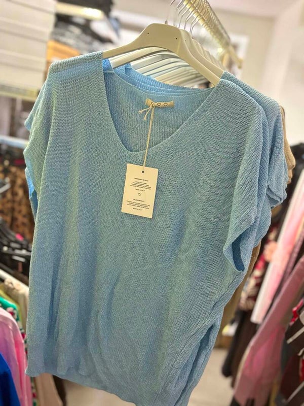 Blouse Lefteria Bleu ciel