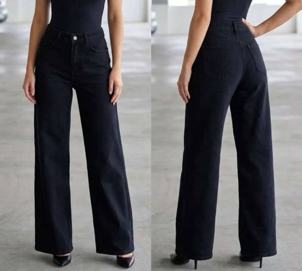 Jeans WIDE LEG noir