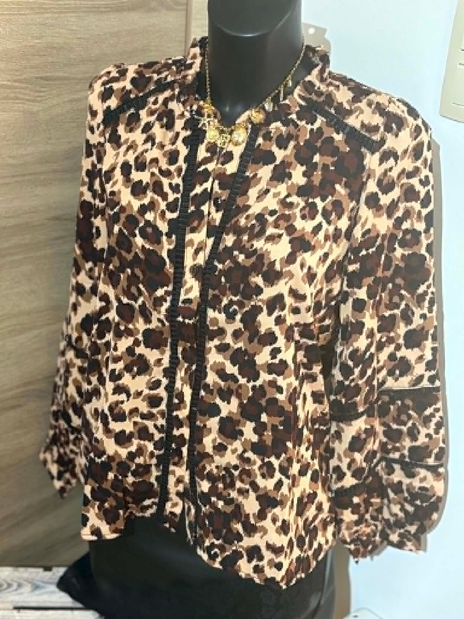 Chemise léopard