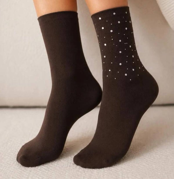 Chaussette CAFE à strass