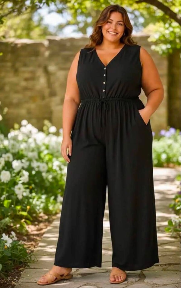 Combinaison pantalon Noire