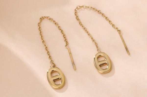 Boucles chaine pendante