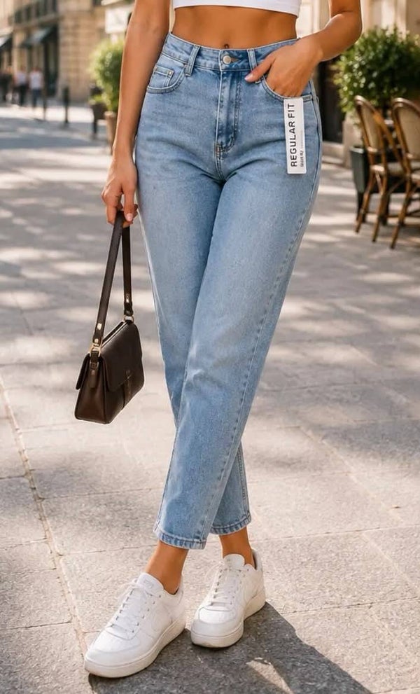 Jeans regular clair