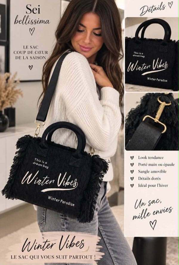 Sac winter vibes noir