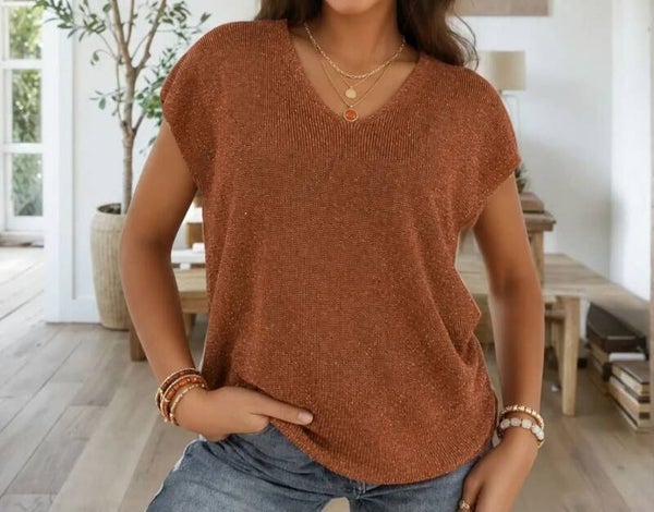 Blouse Ludivine Brique