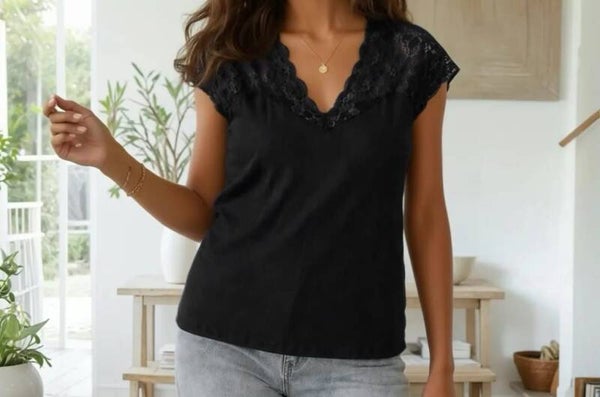 T-shirt Lisa noir