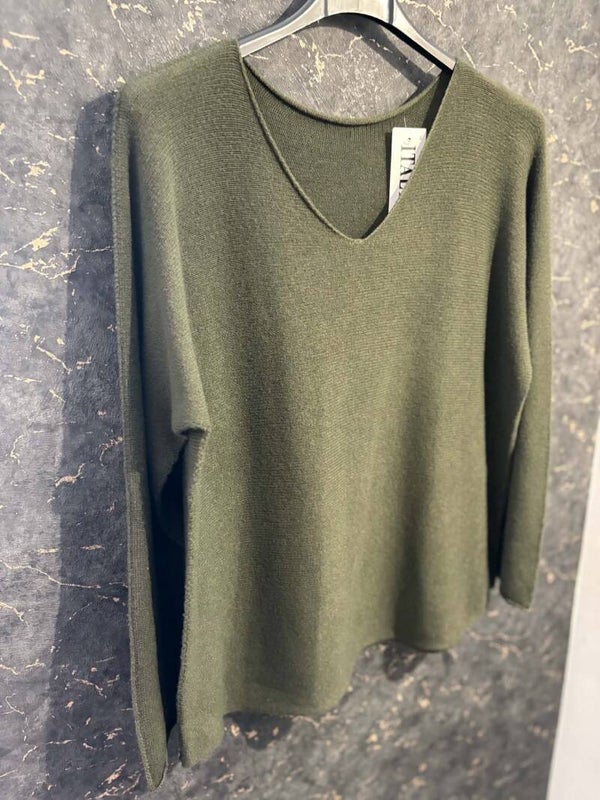 Pull basique KAKI