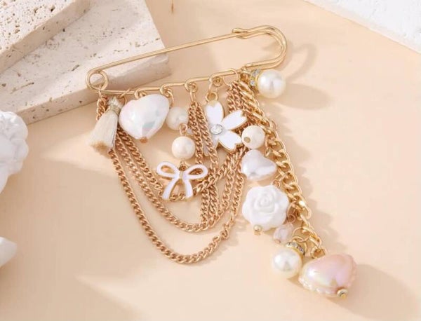 Broche Gold Rose